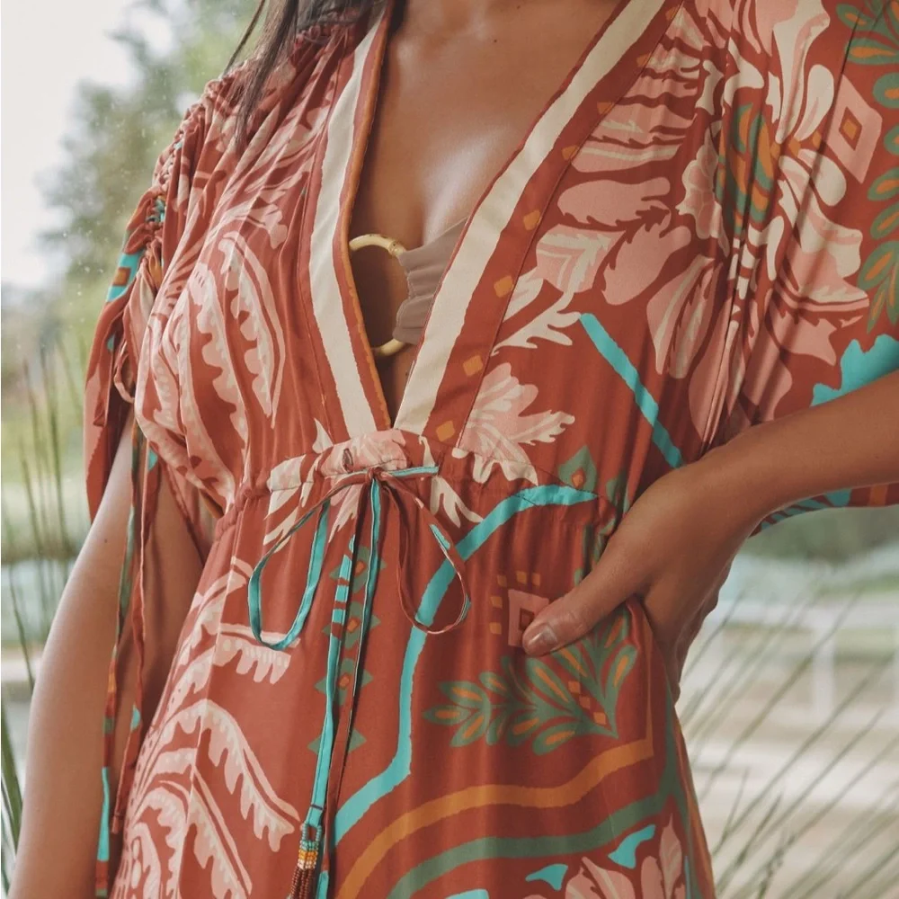 Anthropologie Maaji Divinise Kaftan - Picture 3 of 11